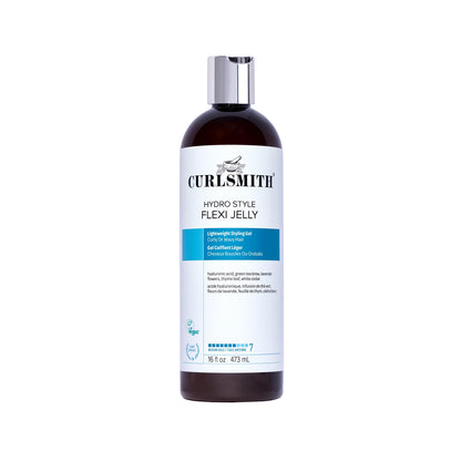 CURLSMITH Hydro Style Flexi - Curl Defining, Medium Hold Jelly Styler, For Bouncy Curls, For All Curl Types, Vegan & Cruelty Free