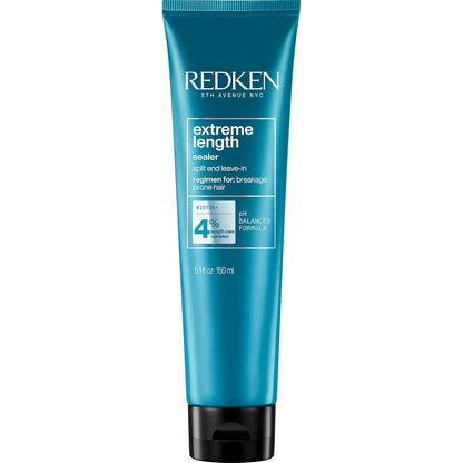 Redken Extreme Length Biotin Leave-In Conditioner For Longer Hair – Promotes Healthy Hair Growth, Strengthens Damaged Hair, Seals Split Ends, Infused With Biotin