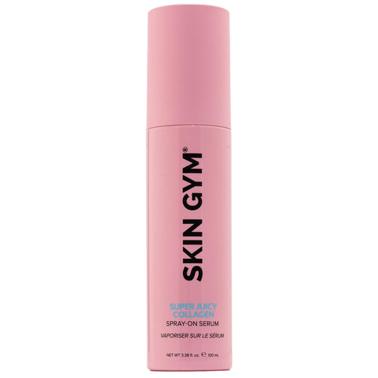 Skin Gym Super Juicy Collagen Spray-On Serum, Hydrating Facial Mist with Collagen, Squalane, and Peptides