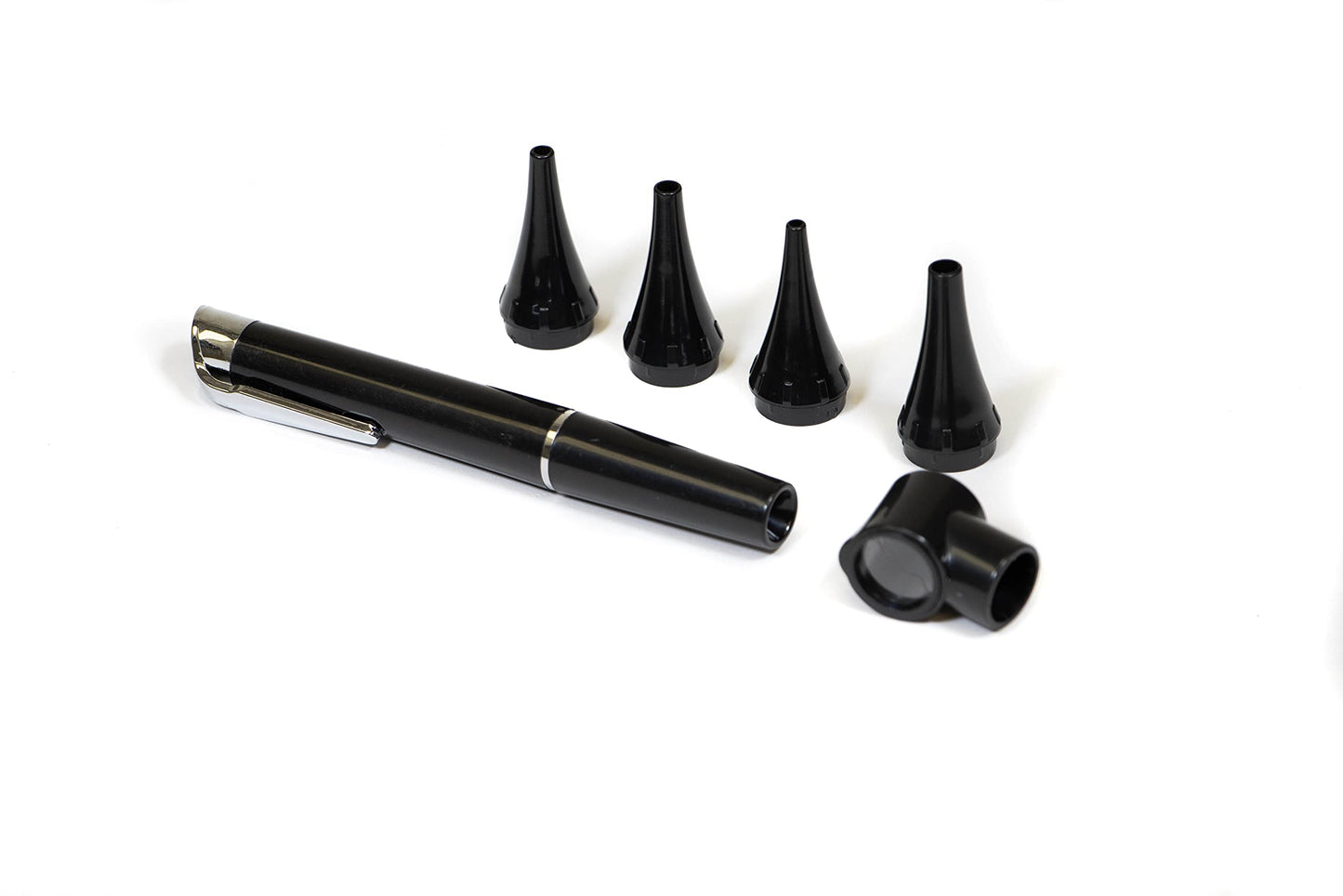 PrimaCare DL-4112 Mini Diagnostic Otoscope Kit with High Resolution LED Ear Light, Medical LED Pocket Clip Otoscope for Nurse, Student, Doctors EMT, 3 Sized Speculas
