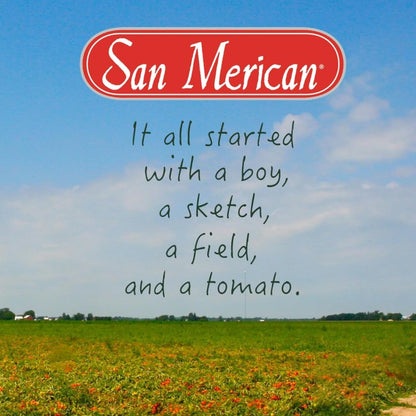 SMT San Merican Tomato, Canned Puree Tomatoes, 28 oz Pack of Three