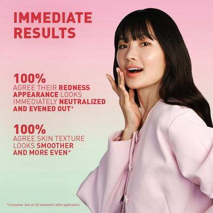 Erborian CC Red Color Correcting SPF 25 Green Pigment Cream, Neutralizes Redness, Calms Skin, Lightweight, Tone‑Perfecting Primer, Korean Skincare