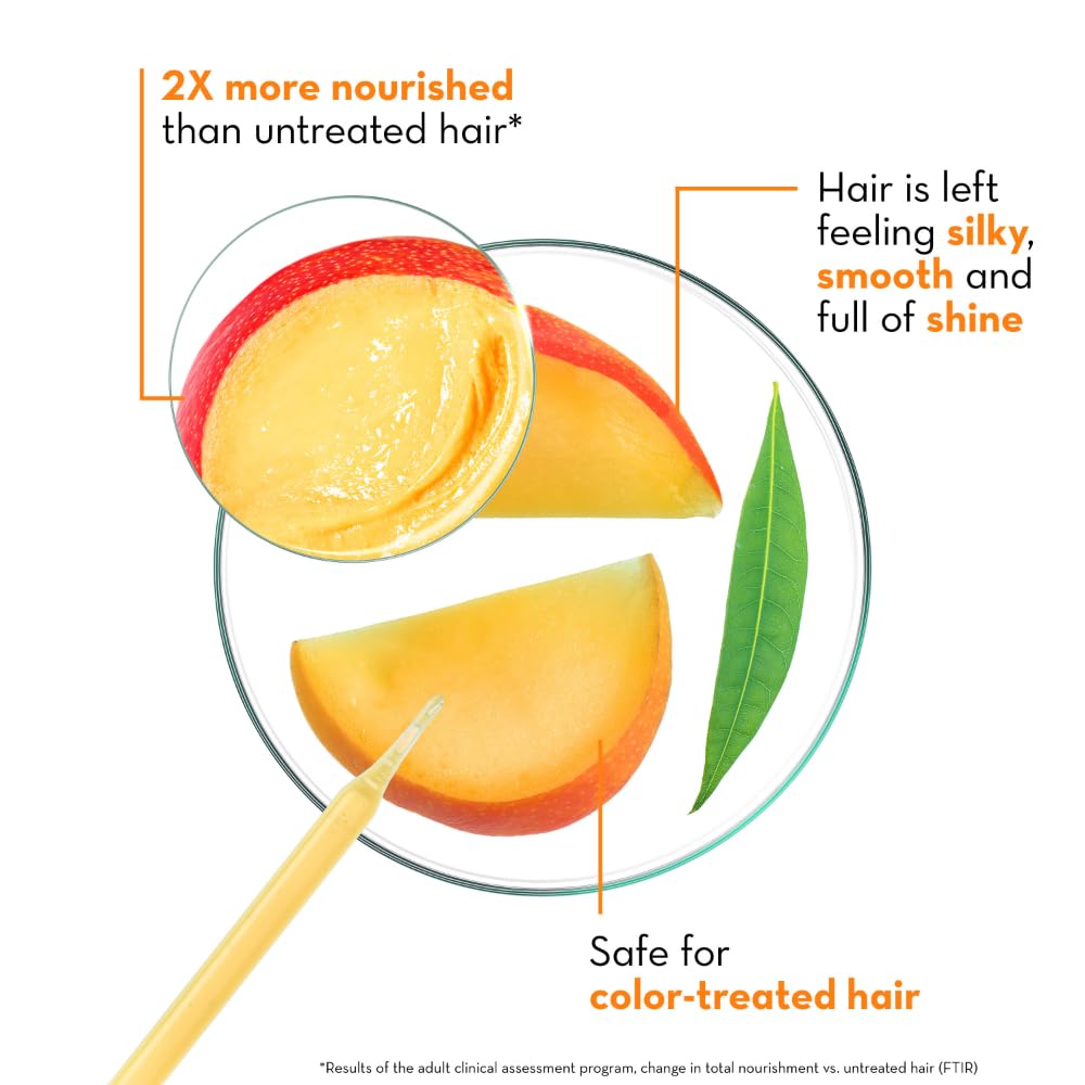 Klorane Nourishing Conditioner with Mango Butter, Moisturize and Hydrate Dry Hair, Paraben, Silicone, SLS Free