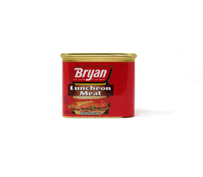 Bryan Luncheon Meat (Canned) 12 Oz (340g) 3 Pack Bundled with a JFS exclusive recipe card.