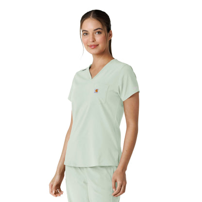 Carhartt Women's Tuck-in Scrub Top - Big Sky, XS