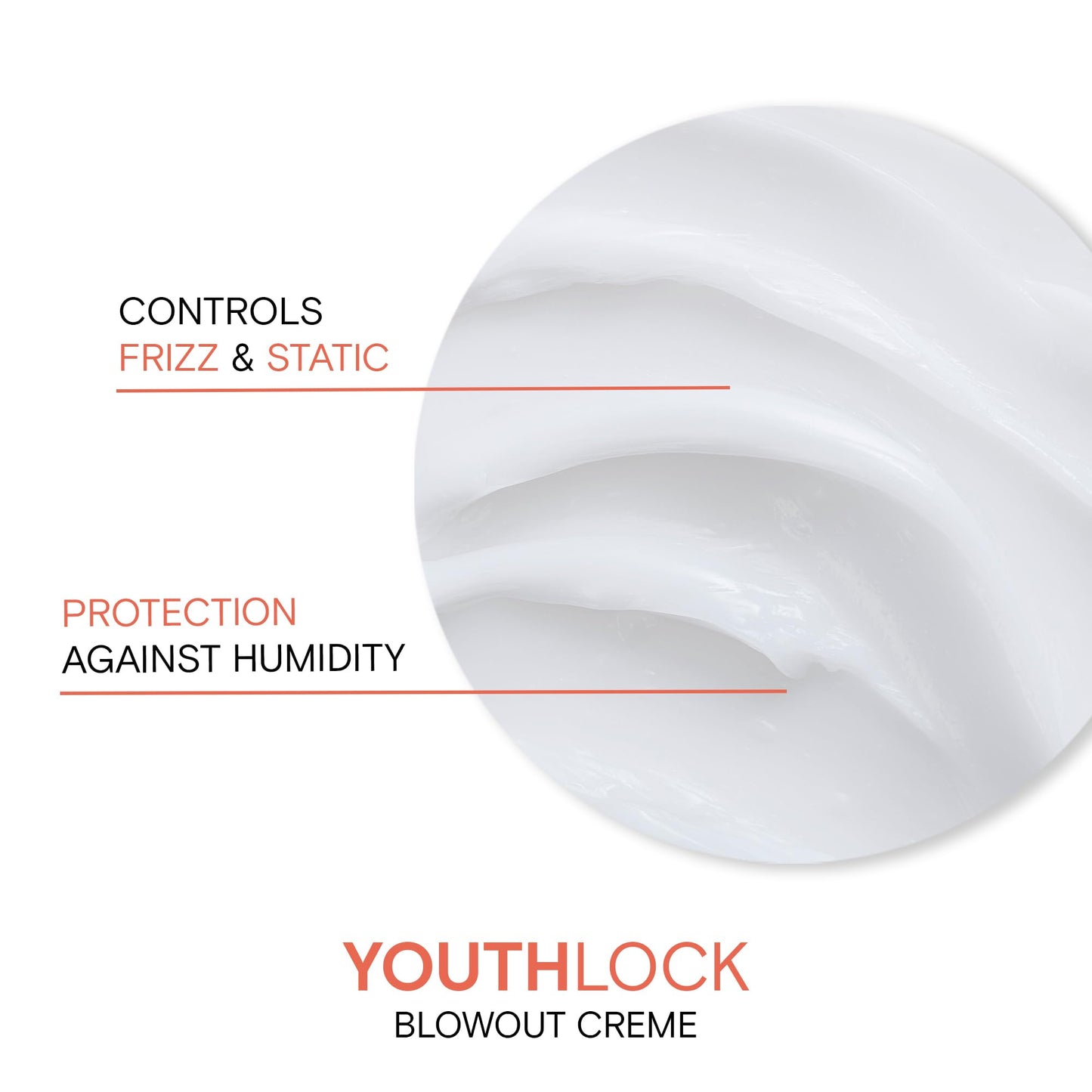 Joico YouthLock Blowout Crème Formulated With Collagen | Youthful Body & Bounce | Strengthen & Protect | Reduce Breakage & Frizz | Soften & Detangle Hair | Boost Shine | Sulfate Free | With Arginine