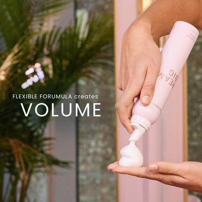 The Beachwaver Co. Dream Big Volumizing Mousse - Full Size (7 Oz) | Lightweight, Flexible Vegan Mousse for Volume & Hold | Add Fullness to Damp or Dry Hair | Polynesian Pink Sugar Fragrance