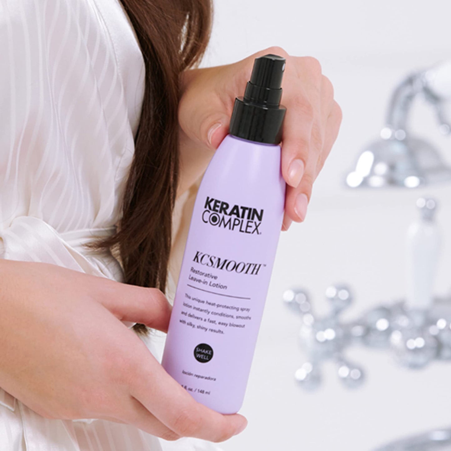Keratin Complex - KCSMOOTH Restorative Leave-in Lotion Blow Dry Aid - 5 fl oz