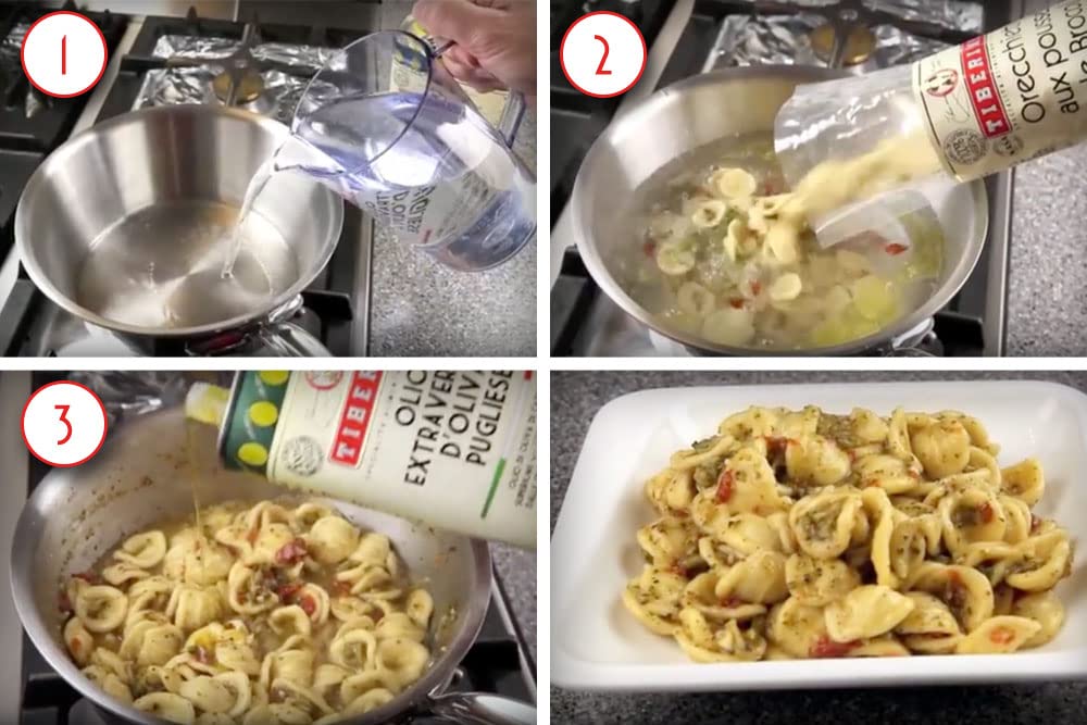 Tiberino's Real Italian Meals - Orecchiette with Broccoli
