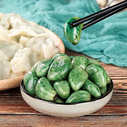 腊八蒜 翡翠绿蒜 新鲜绿蒜,Laba Garlic, Jade Garlic, Fresh Green Garlic Pickled Vegetable, Pickled with Vinegar, Pickled Garlic, 糖醋大蒜Shandong Special（260g/bag）