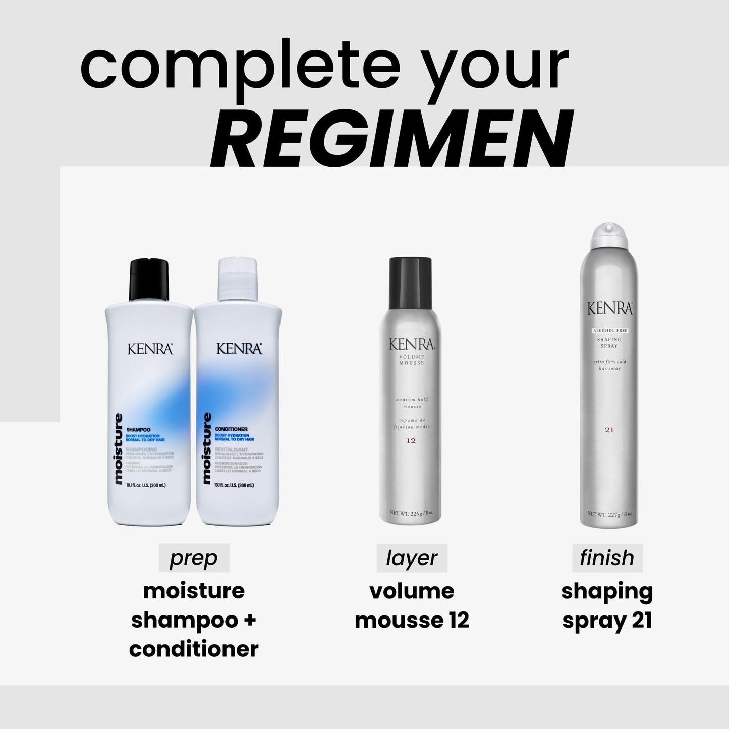 Kenra Shaping Spray 21 | Alcohol Free Hairspray | Max Moisture Retention | Extra Firm Hold & High Shine | Optimal Working Time | All Hair Types