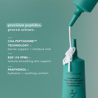 Multi-Peptide Repair Treatment Advanced Anti-Aging Barrier Repair Cream with CHA-Peptosome Technology Ceramides & Panthenol Smooth Fine Lines, Strengthen Skin Barrier Korean Skincare (20ml)