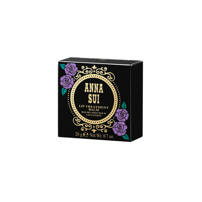ANNA SUI Lip Treatment Balm, Hydrating & Nourishing Lip Balm with Rose Fragrance, Smooth, Dewy Finish, Luxury Lip Care & Perfect Holiday Gift, 0.7 oz