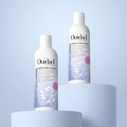 OUIDAD Unbreakable Bonds Bond Building Shampoo for Curly Hair - Fragrance Free - 8.5 oz