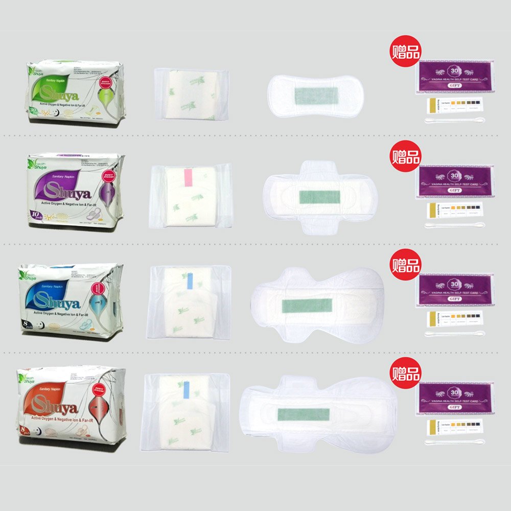 SHUYA Ultral Thin Feminine Care Pads for Women Regular Length with Wings, Patented Active Oxygen and Anion Sanitary Pads, High Absorbency, Size 245mm,Scented 40Count (Pack of 4)