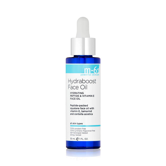 m-61 Hydraboost Face Oil | Lightweight Face Oil with Peptides and Vitamin E to Restore and Hydrate. Fast Absorbing, Non Greasy. Dermatologist Tested For All Skin Types - 1 Fl Oz