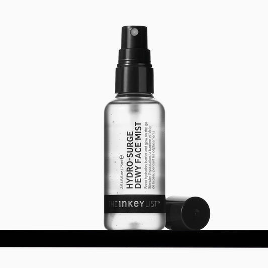 The INKEY List Hydro-Surge Dewy Face Mist 2.6 fl oz, Hydration Boosting Spray, Fragrance-Free & Alcohol-Free, Gentle Formula for Sensitive Skin, On-The-Go Application, Vegan Friendly