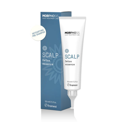 FRAMESI Morphosis Scalp Detox Essence 5.1 fl oz, Detoxifying Pre-Shampoo Treatment