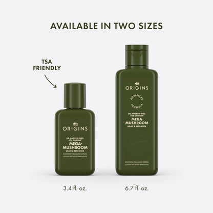 Origins Mega-Mushroom Soothing Treatment Lotion | Great for Sensitive Skin | With Reishi Mushroom