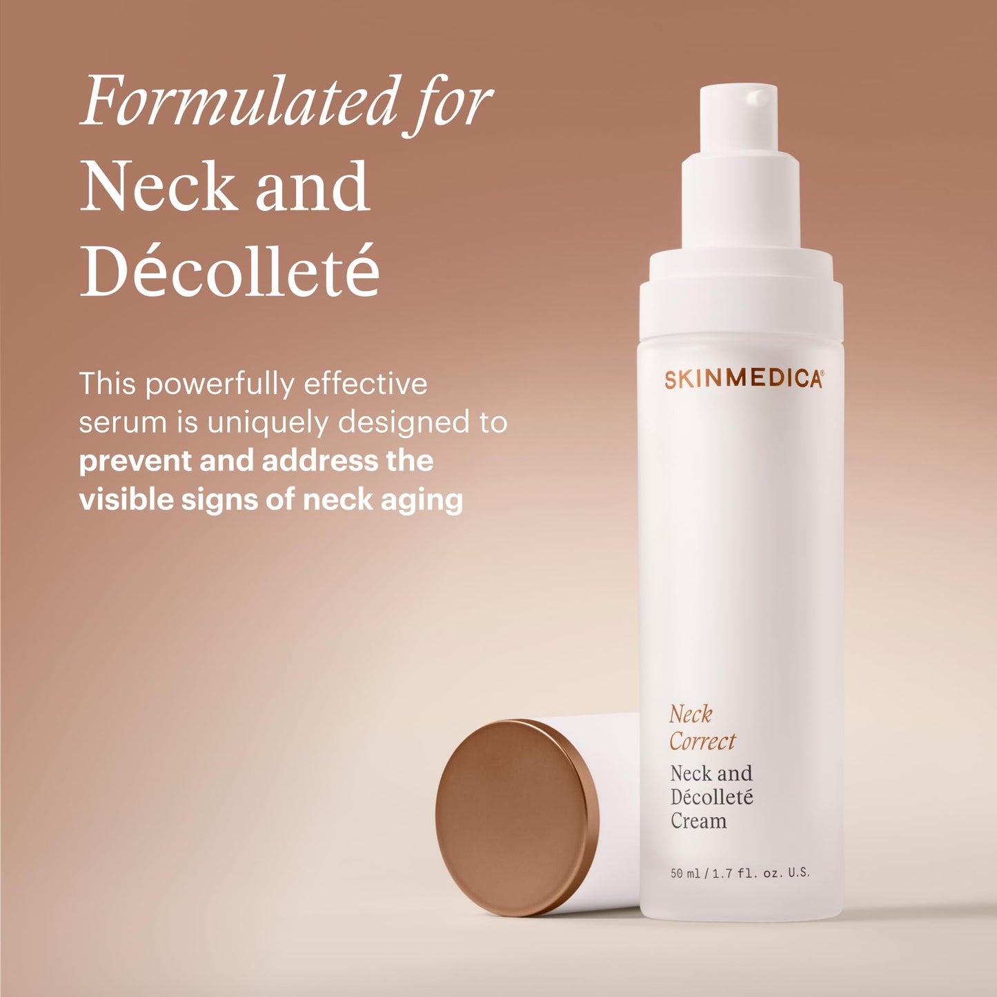 SkinMedica Neck Correct Cream - Your Ultimate Age-Defying Wrinkle Cream for Face & Neck to Visibly Tighten and Lift Sagging Skin, NEW PACKAGING, 1.7 Oz
