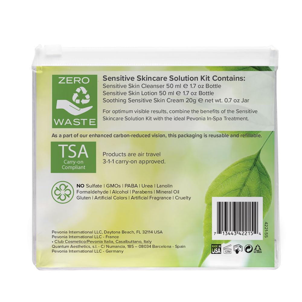 Pevonia Sensitive Skincare Solution Kit , 3 Piece Set