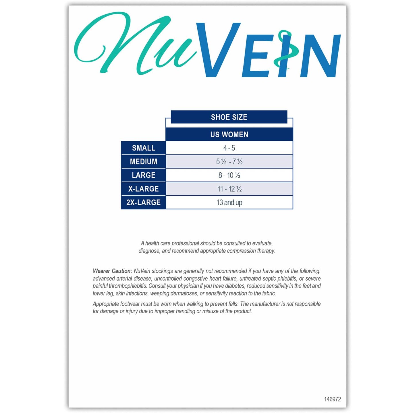 NuVein Sheer Compression Stockings for Women, 8-15 mmHg Support, Light Denier, Knee High, Open Toe, Navy, Large