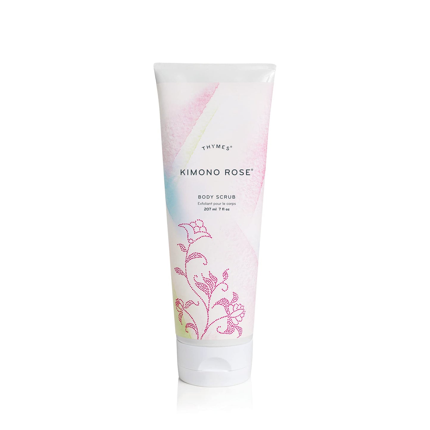 Thymes Kimono Rose Body Scrub - Body Exfoliator for Skin Care Routine - Moisturizing and Exfoliating Body Scrub, Face Scrub, Foot Scrub (7 Fl Oz)