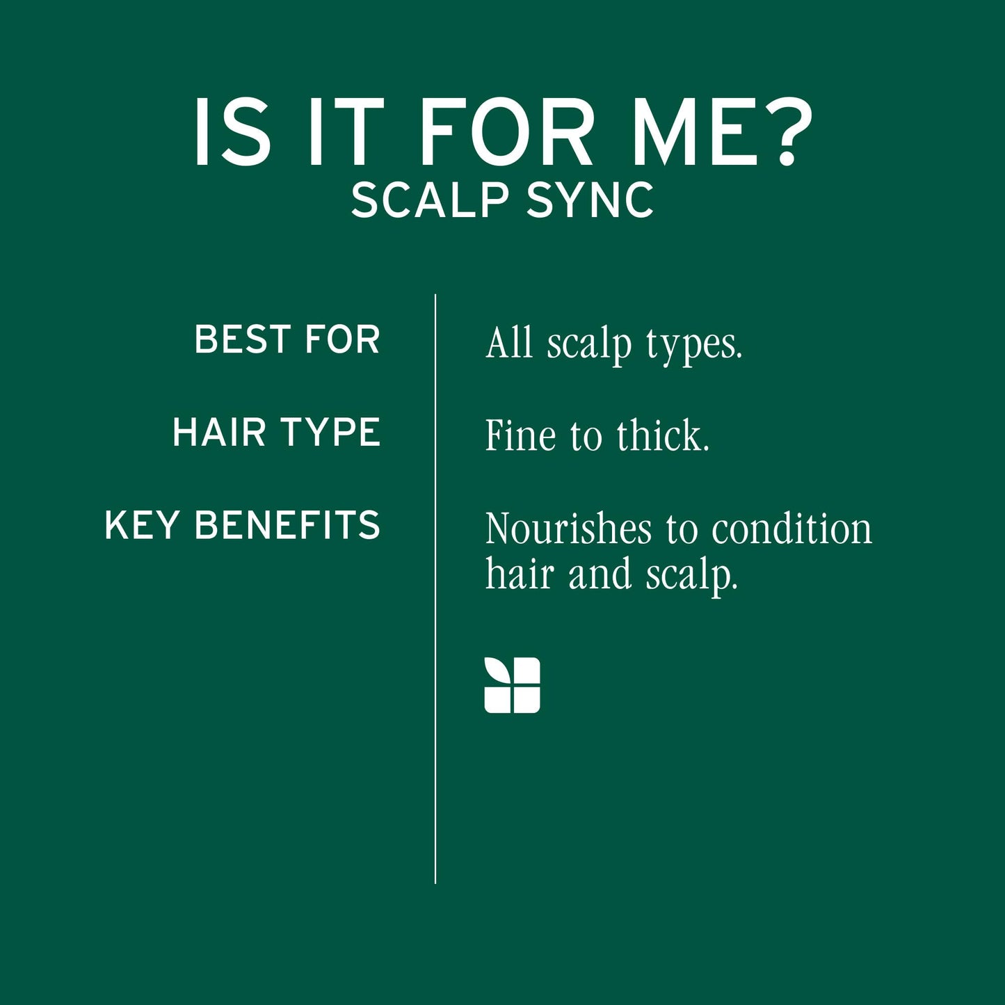 Biolage Scalp Sync Universal Conditioner - Nourishing & Hydrating for All Scalp Types, Lightweight Moisturizing & Conditioning, Fermented Tea Blend & Glycolic Acid, Vegan & Paraben-Free