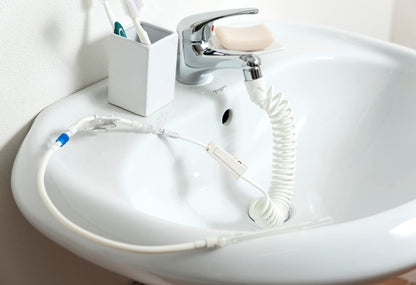Colon Cleanse MY PERFECT COLON CARE TRAVEL, Enema Kit for Colon Cleansing, It Connects to the Faucet, Douche for Colonic Irrigation at Home and on the Go, Travel Adapter Included, Italian Product