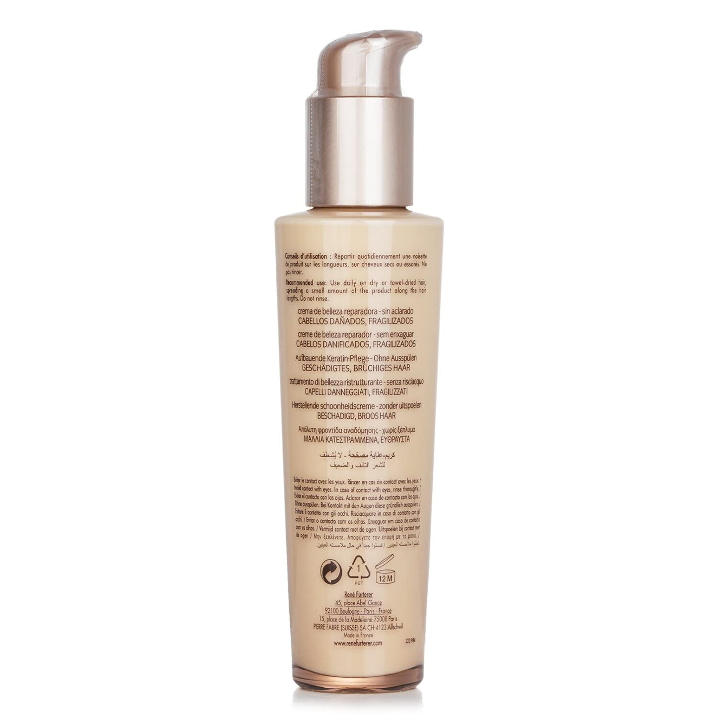 Rene Furterer ABSOLUE KERATINE Repairing Beauty cream for Damaged, Over-processed Hair