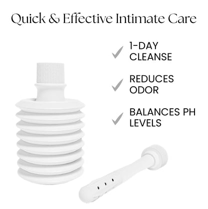 Silver D Elite Vaginal Douche with Colloidal Silver & Tea Tree Oil – Monthly Maintenance 1-Day Cleanser