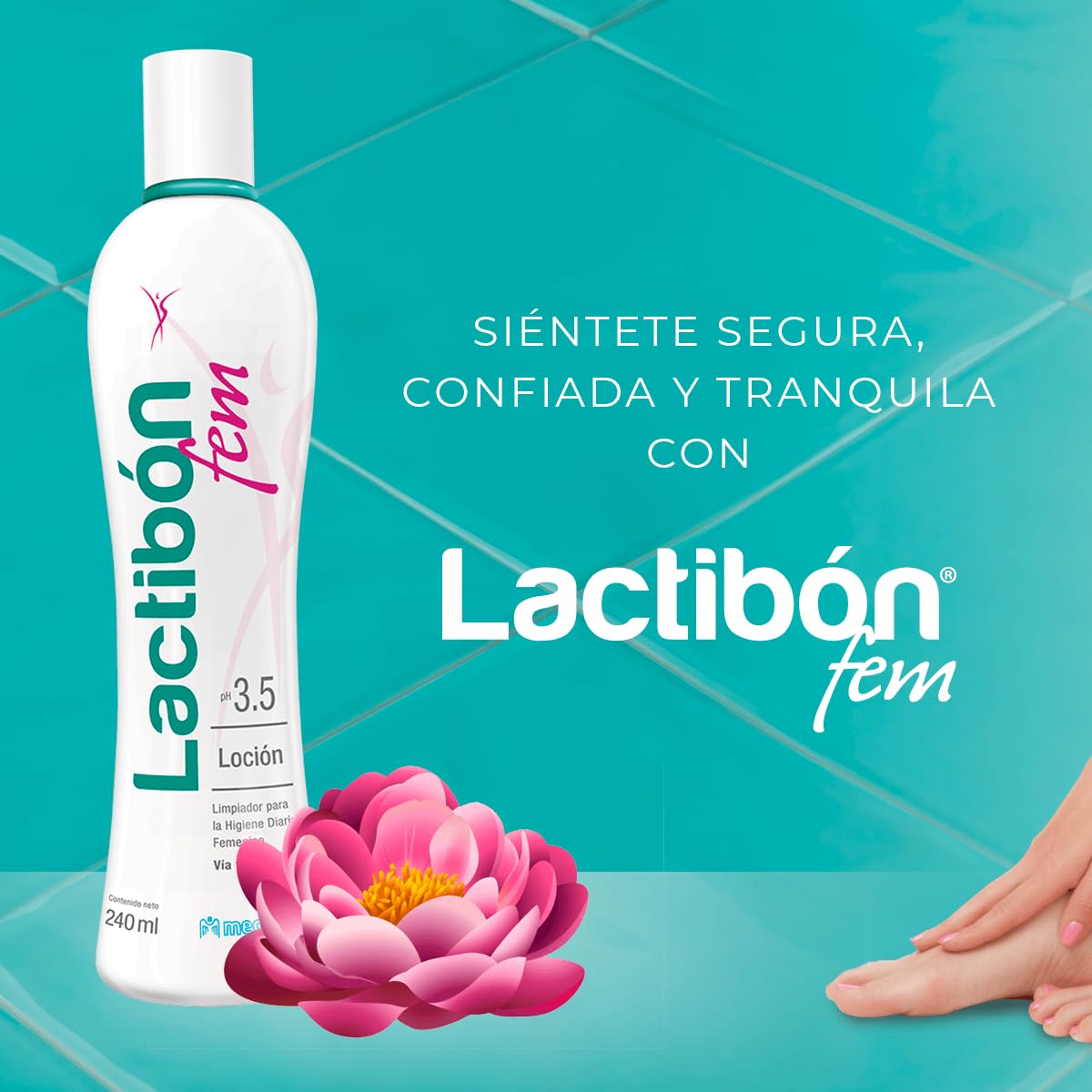 Feminine Intimate Hygiene Gel with Lactic Acid, Allantoin, and D-Panthenol – 240 ml