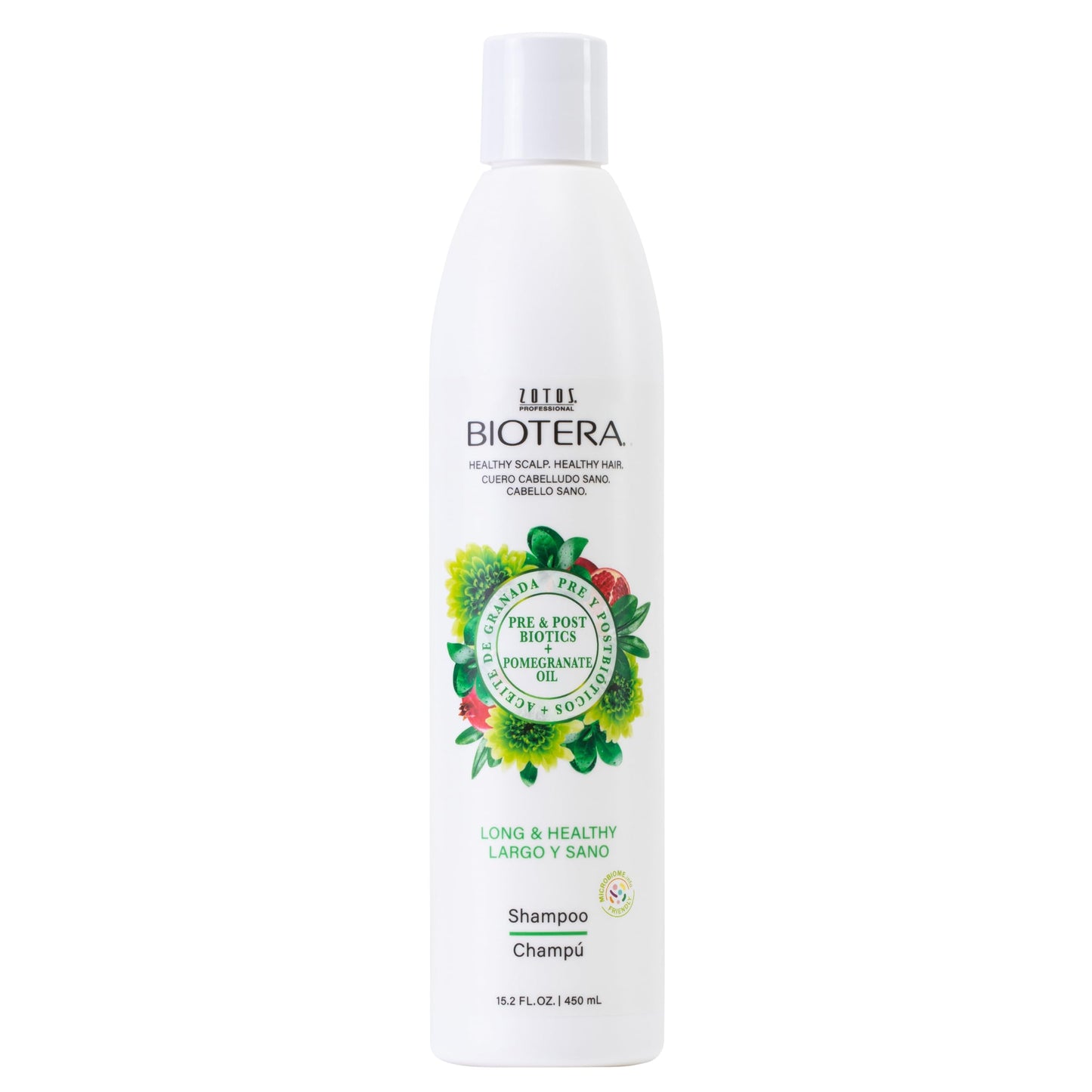 Biotera Long & Healthy Strengthening Shampoo | Strengthens Long, Growing Hair | Microbiome Friendly | Vegan & Animal Test Free | Paraben Free | Color-Safe