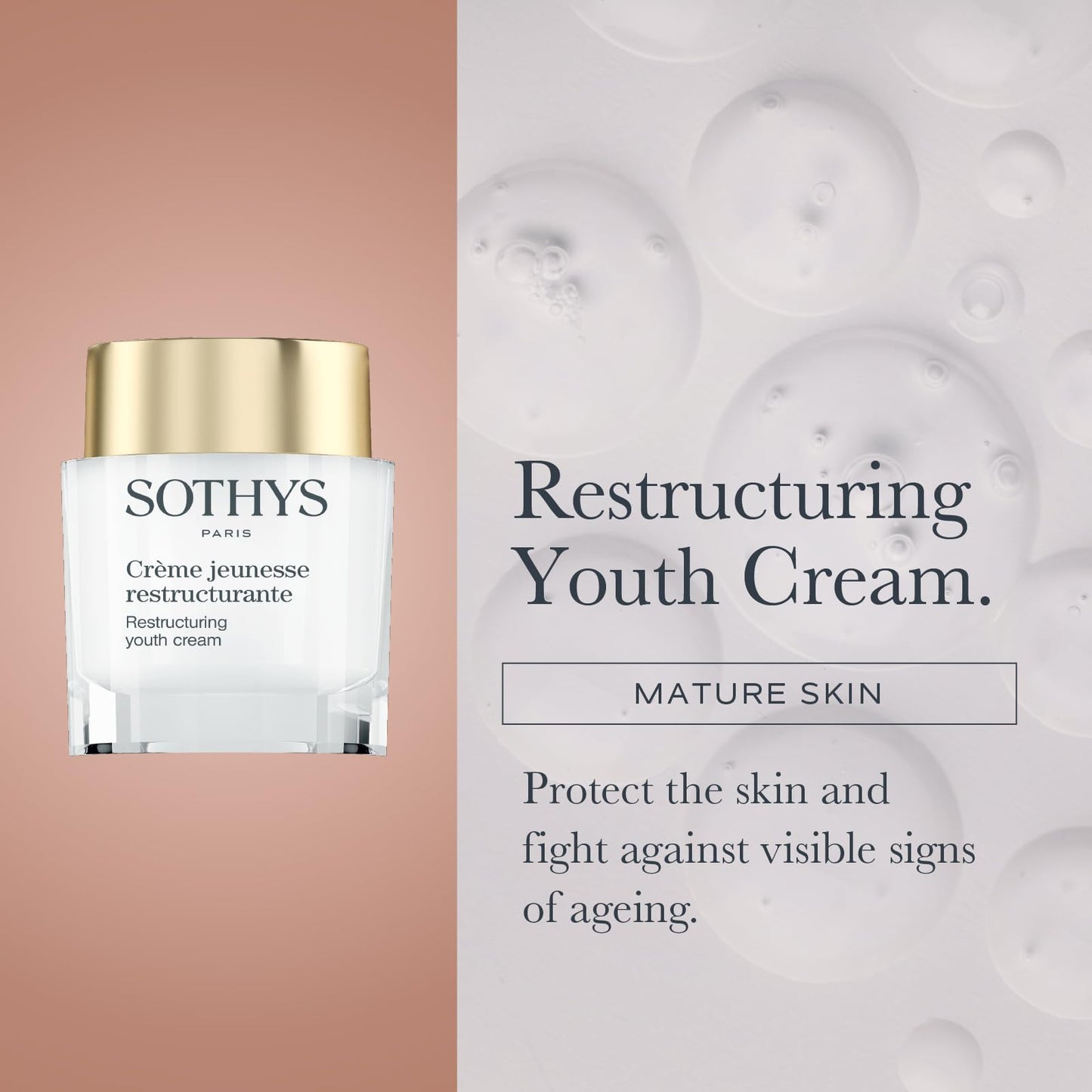 SOTHYS Restructuring Youth Cream | Anti Wrinkle Face Moisturizer | Hydrating Facial Lotion