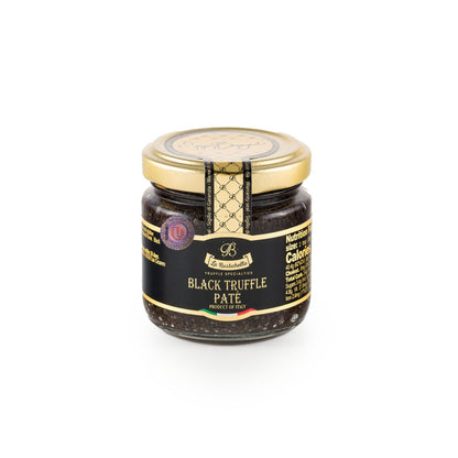 La Rustichella - 100% KOSHER Black Truffle Patè - Certified Kosher Recipe - Vegan, Gluten-Free, Cholesterol-Free, 100% Made in Italy (3.17 oz | 90 gr)
