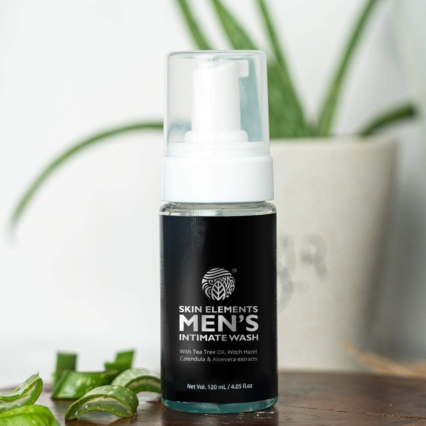 Skin Elements Men's Intimate Wash Combo with Tea Tree Oil & Passion Fruit | pH Balanced Foaming Private Part Cleaner | Prevents Itching, Irritation & Bad Odor | Pack of 2, 4.05 fl. oz. each