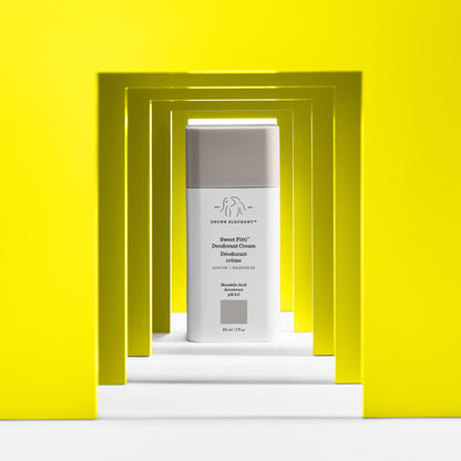 Drunk Elephant Sweet Pitti Deodorant Cream - 60 ml/2 fl oz - Baking Soda and Aluminum-Free - Clean Clinical Skincare - Cruelty-Free - Free of Essential Oils, Silicones, and Fragrance