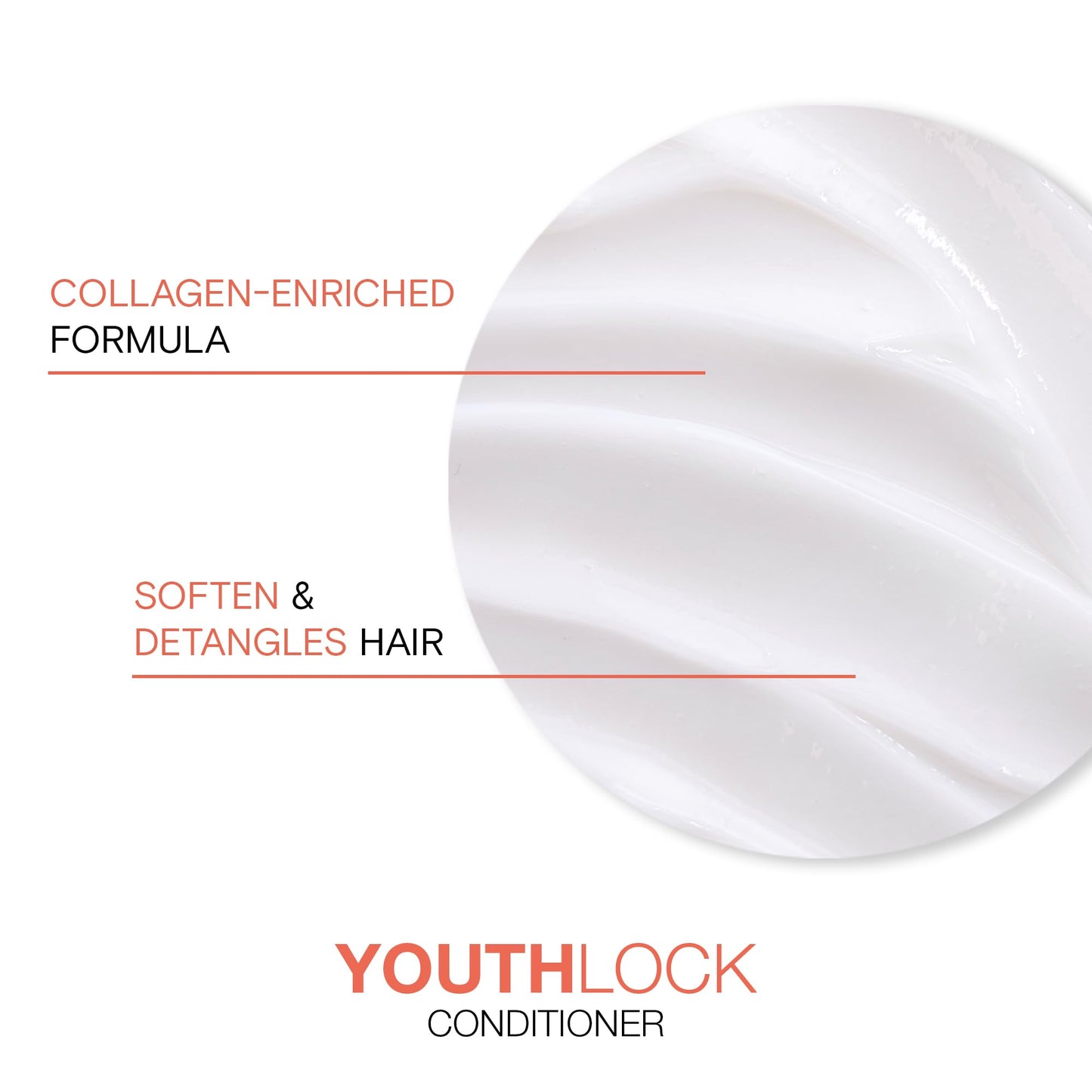 Joico YouthLock Conditioner Formulated with Collagen | Youthful Body & Bounce | Soften and Detangle Hair | Boost Shine