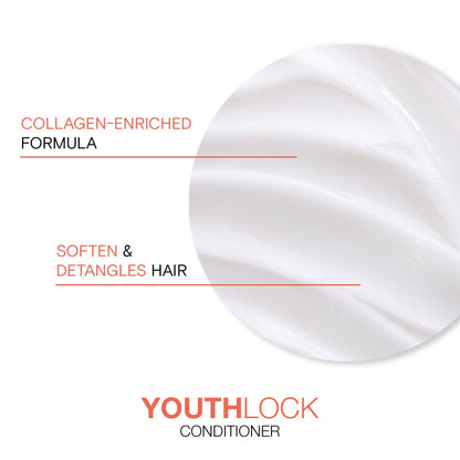 Joico YouthLock Conditioner Formulated with Collagen | Youthful Body & Bounce | Soften and Detangle Hair | Boost Shine
