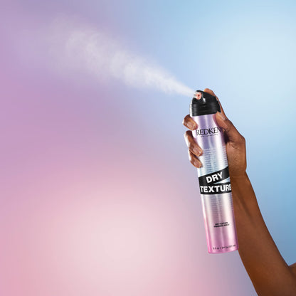 Redken Dry Texture Hairspray For All Hair Types - Lightweight Volumizing Spray, Airy and Beachy Texture, Medium Hold