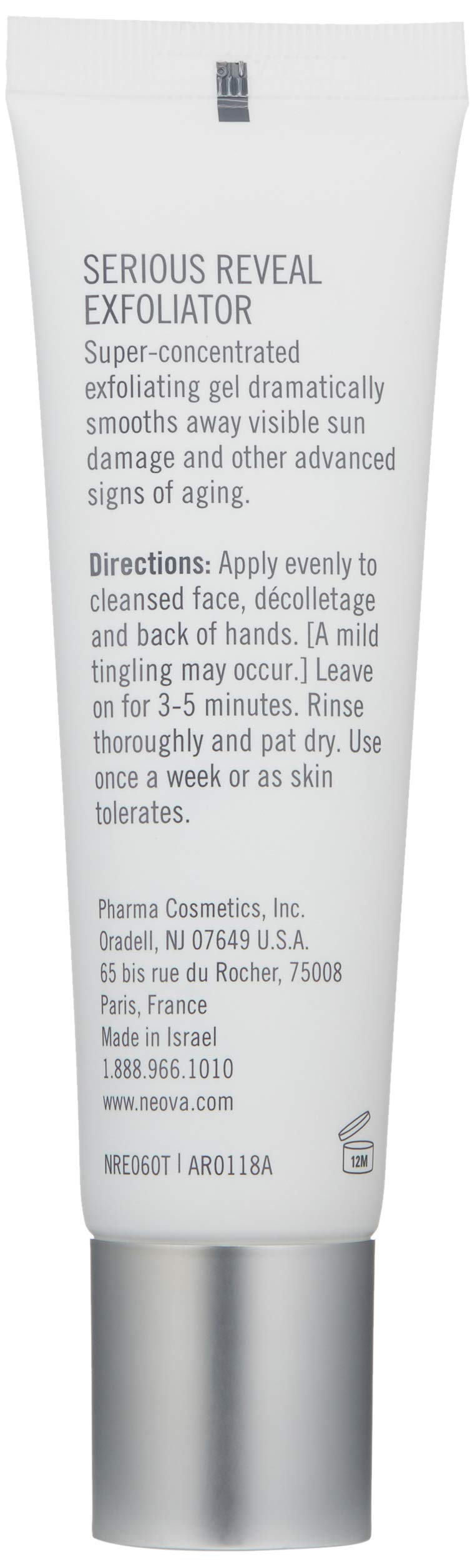 NEOVA SmartSkincare Serious Reveal Exfoliator 20% Glycolic stimulates cell turnover, refines skin texture, and reduces pore size.