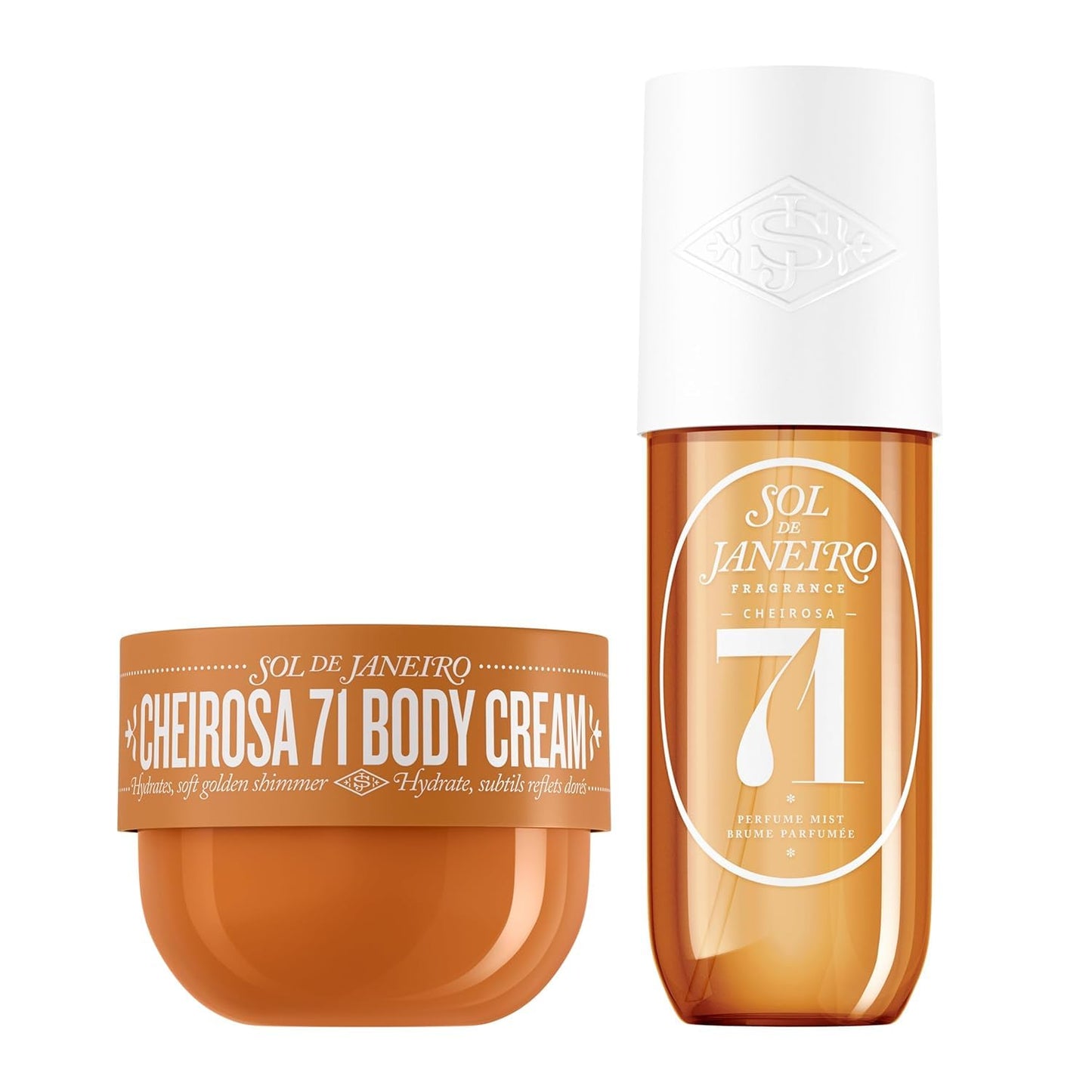 Sol de Janeiro Cheirosa 71 Shimmering Body Cream & Hair and Body Fragrance Mist Duo