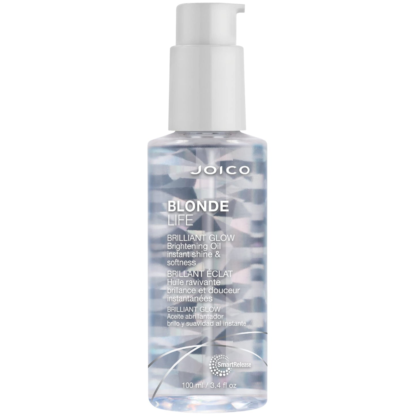 Joico Blonde Life Brilliant Glow Brightening Oil | For Blonde Hair | Tame Frizz | Boost Shine & Brilliance | Add Softness & Smoothness | With Monoi & Tamanu Oil