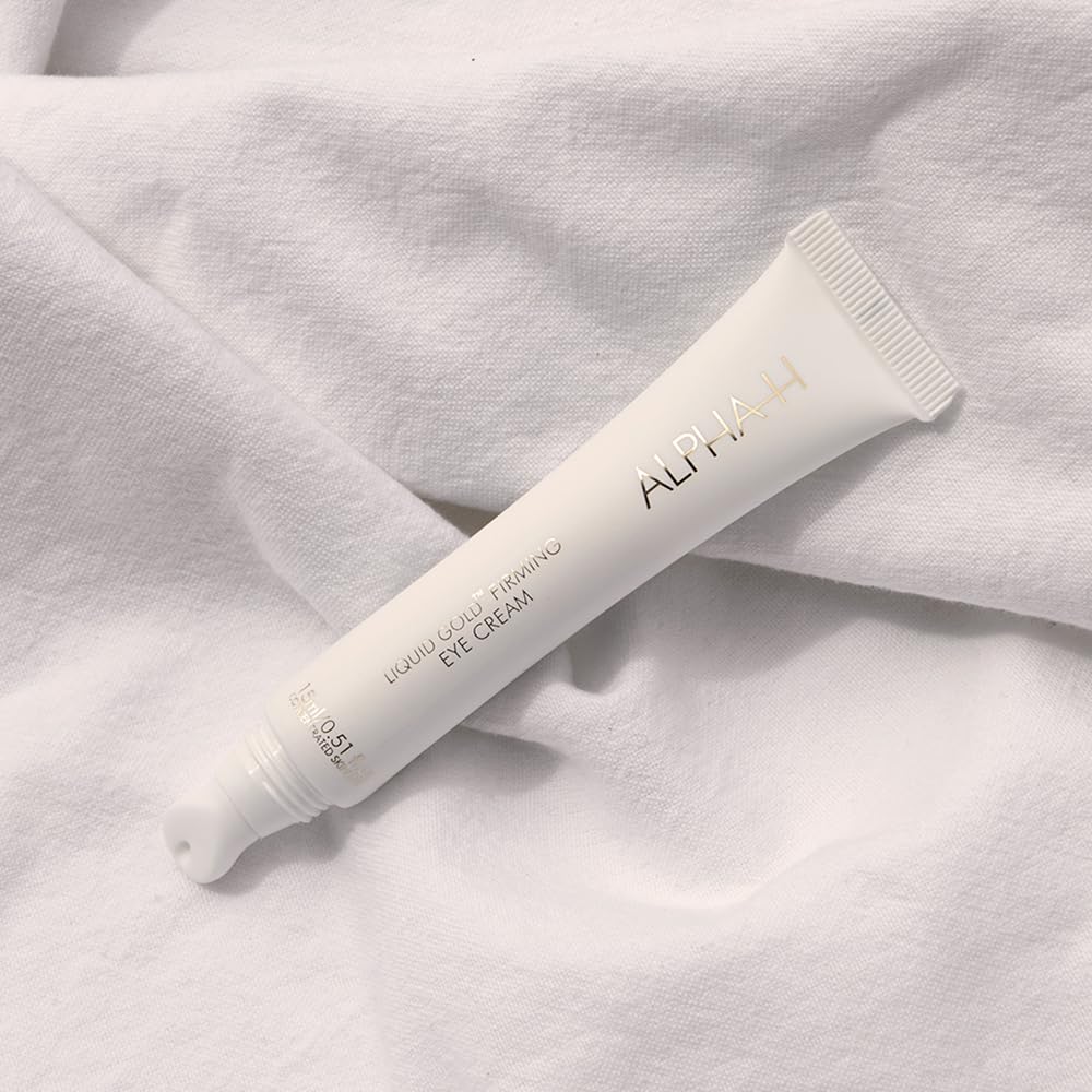 Alpha-H Liquid Gold Firming Eye Cream – Peptide Eye Treatment for Fine Lines, Dark Circles & Puffiness – Brightening Under Eye Cream