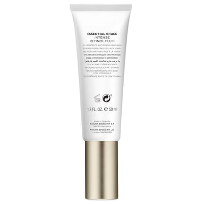Natura Bissé Essential Shock Intense Retinol Fluid, Anti-Aging Hydrating Fluid, Firms, Smooths & Rejuvenates, For All Skin Types, 1.7 Oz