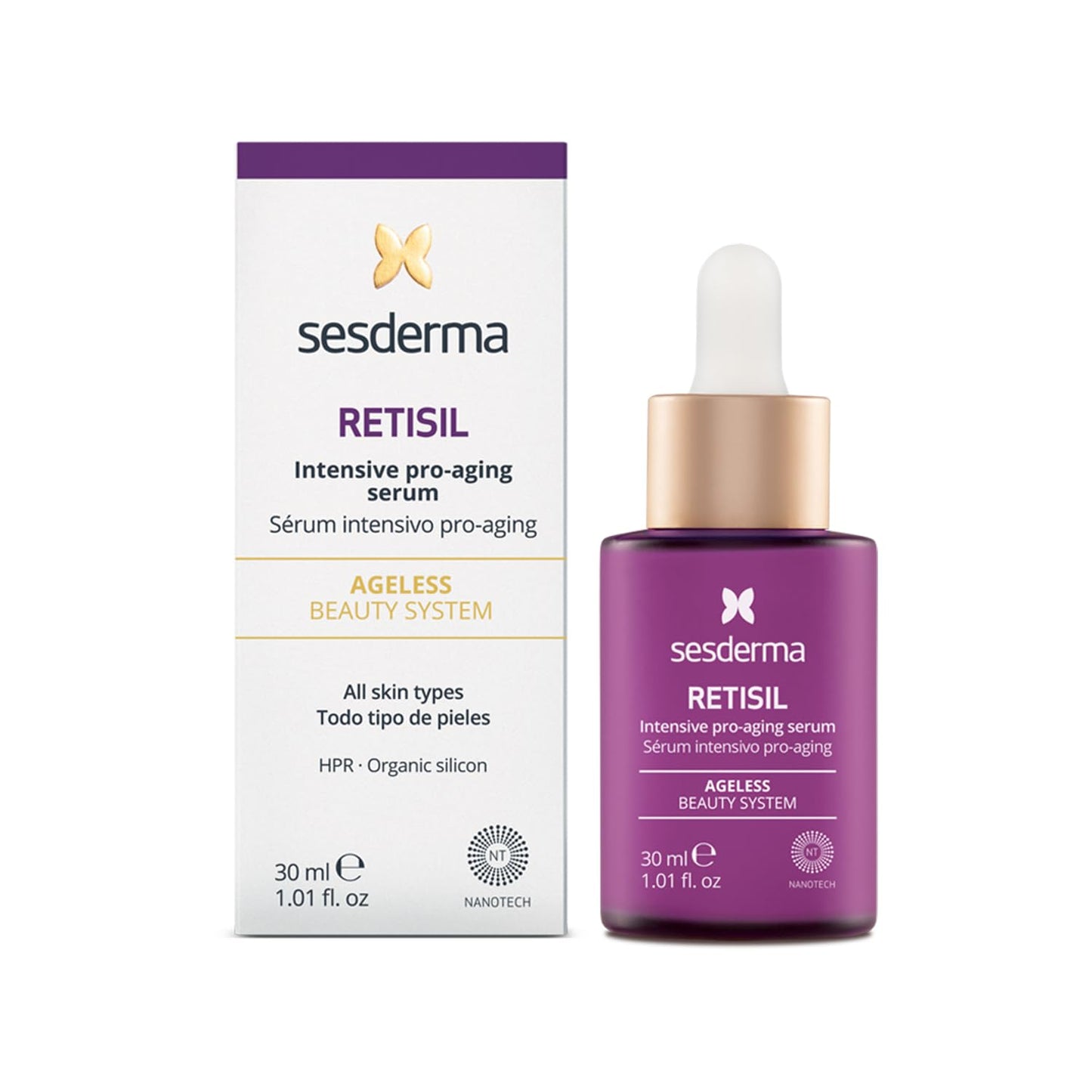 Sesderma RETISIL Intensive Pro-Aging Serum | Ageless Beauty System | Wrinkles | Silky Smooth Skin, 1.0 fl oz