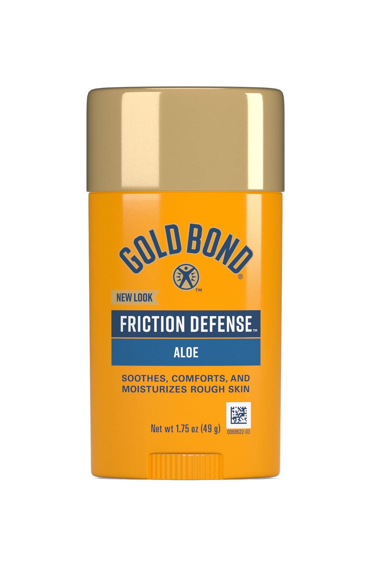 Gold Bond Medicated Talc-Free Extra Strength 10 oz Body Powder & 1.75 oz Friction Defense Stick Bundle for Itch Relief & Skin Protection