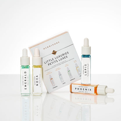 HERBIVORE Minis Gift Set | Best Sellers Skincare Collection Plant-based, Vegan, Cruelty-free