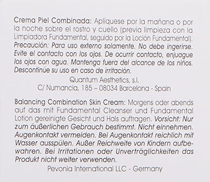 Pevonia Balancing Combination Skin Cream - Facial Skin Cream for Balancing and Soothing Damaged Skin - Renewing Face Cream - Moisturizing Facial Lotion to Restore Dry Skin - 1.7 Oz Container