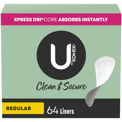 Kotex Lightdays Liners Regular, Soft and Silky, 192 Count